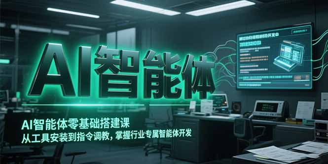 （15257期）AI智能体零基础搭建课，从工具安装到指令调教，掌握行业专属智能体开发…-吾爱创业网