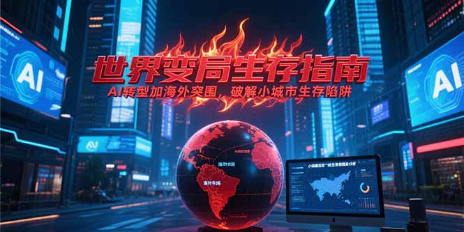 （15220期）付费文章《世界变局生存指南，AI转型加海外突围，破解小城市生存陷阱》-吾爱创业网