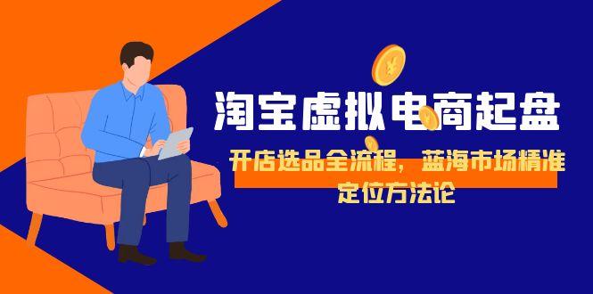 （15159期）淘宝虚拟电商起盘，开店选品全流程，蓝海市场精准定位方法论-吾爱创业网