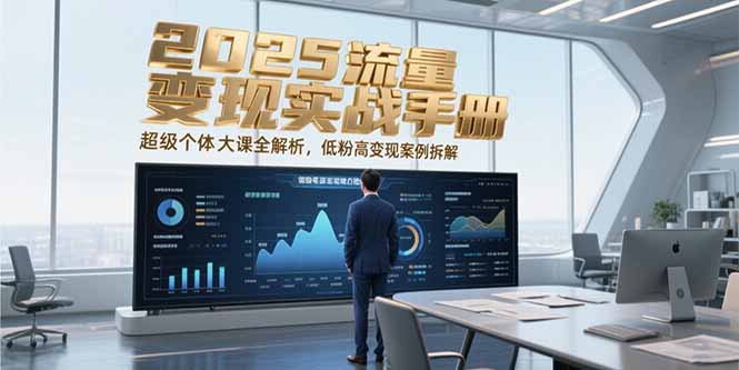 （15188期）2025流量变现实战手册，超级个体大课全解析，低粉高变现案例拆解-吾爱创业网