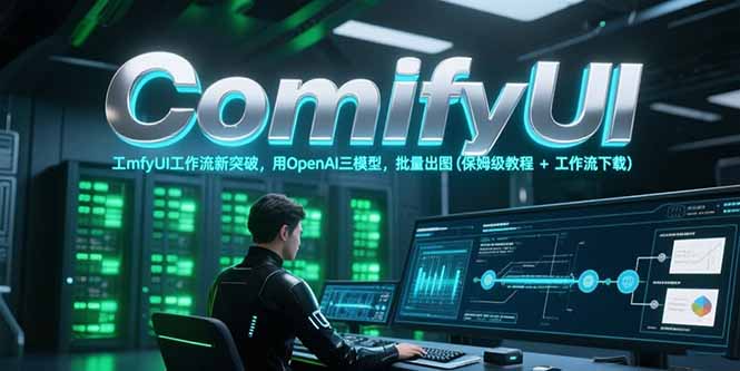 （15191期）ComfyUI工作流新突破，用OpenAI三模型，批量出图(保姆级教程+工作流下载)-吾爱创业网