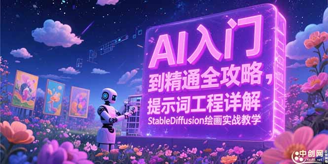 （15181期）AI入门到精通全攻略，提示词工程详解，StableDiffusion绘画实战教学-吾爱创业网