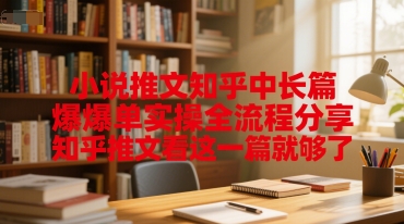 小说推文知乎中长篇爆单实操全流程分享，知乎推文看这一篇就够了-吾爱创业网