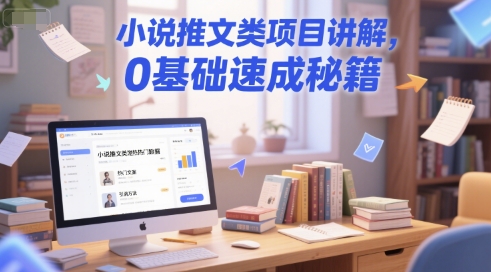 小说推文类项目讲解，0 基础速成秘籍-吾爱创业网