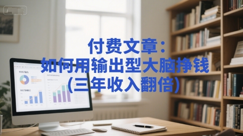 付费文章：如何用输出型大脑挣钱(三年收入翻倍)-吾爱创业网
