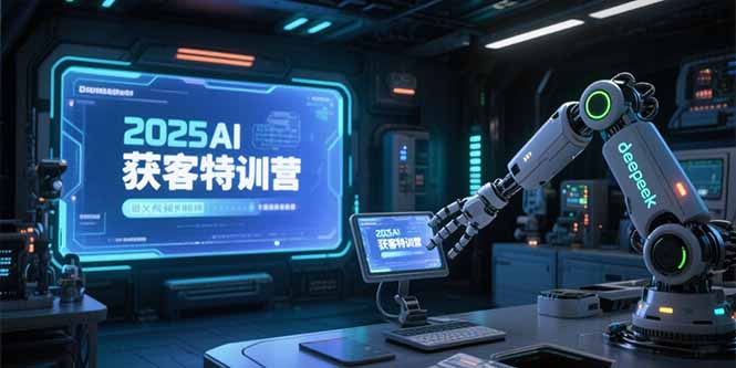 （15289期）2025AI获客特训营，AI图文视频全制作，deepseek工具实操教学-吾爱创业网