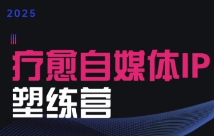 2025治愈自媒体IP训练营，专为疗愈领域从业者打造-吾爱创业网