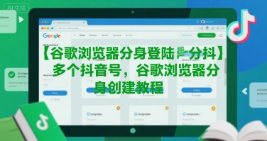 谷歌浏览器分身登陆多个抖音号，谷歌浏览器分身创建教程-吾爱创业网