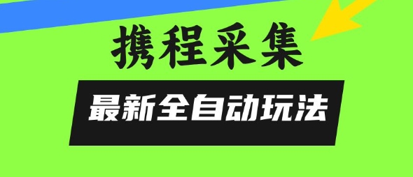 携程信息采集全自动玩法，0风控，无脑开干【揭秘】-吾爱创业网