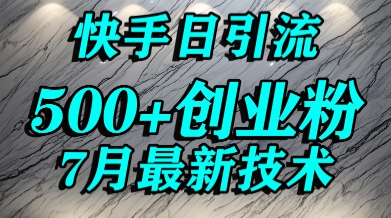创业粉怎么打？快手精准引流创业粉，宝妈群体日进500+精准流量-吾爱创业网