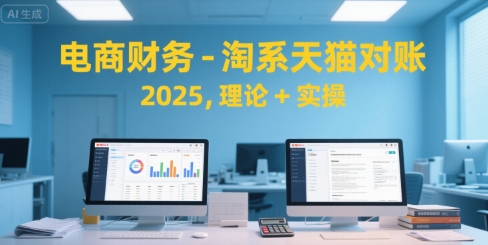 电商财务-淘系天猫对账2025，理论+实操-吾爱创业网