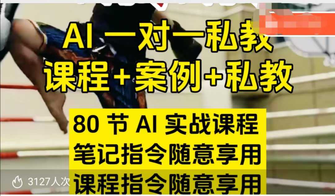 AI指令实战课,课程+案例,80节AI实战课程,笔记指令随意享用,课程指令随意享用(更新7月)-吾爱创业网