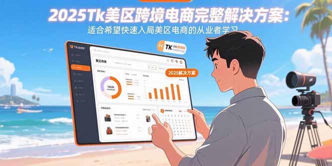 （15807期）2025Tk美区跨境电商完整解决方案：适合希望快速入局美区电商的从业者学习-吾爱创业网