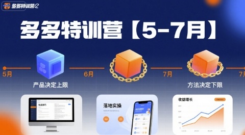 多多特训营【5-7月】产品决定上限，方法决定下限，各种玩法技巧落地实操-吾爱创业网