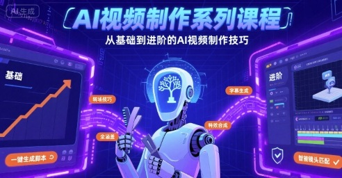 AI视频制作系列课程，从基础到进阶的AI视频制作技巧全涵盖-吾爱创业网