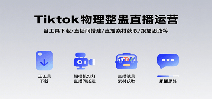 Tiktok物理整蛊直播运营，包含工具下载/直播间搭建/直播素材获取/跟播思路等-吾爱创业网