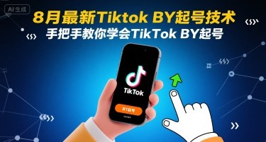 8月最新Tiktok搬运起号技术，手把手教你学会TikTok搬运起号-吾爱创业网