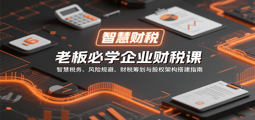 老板必学企业财税课：智慧税务、风险规避、财税筹划与股权架构搭建指南-吾爱创业网