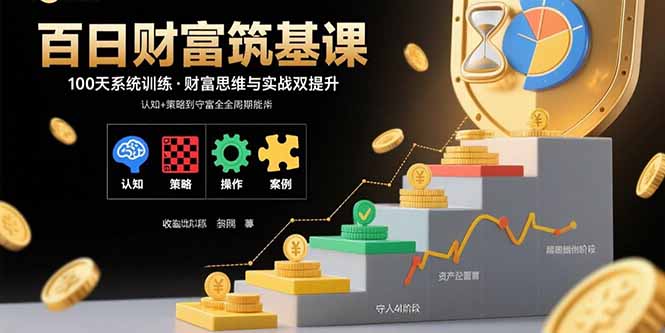 （15874期）百日财富筑基课：认知+策略+实操+案例拆解  实现从创富到守富全周期能力-吾爱创业网