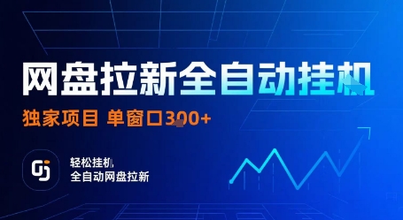 网盘拉新全自动挂G，独家技术，操作简单，自动完成拉新任务，单窗口3张【揭秘】-吾爱创业网