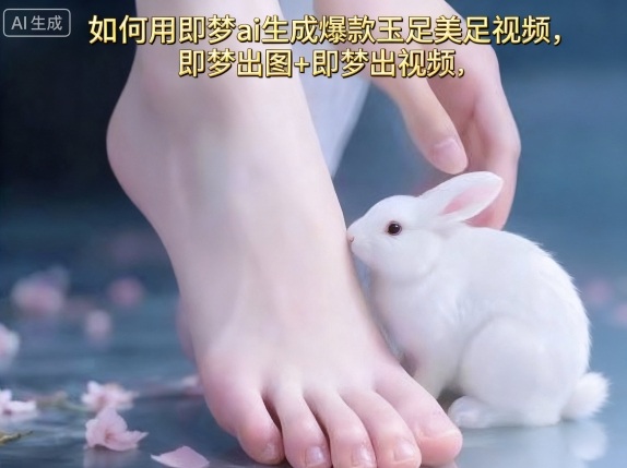 如何用即梦ai生成爆款玉足美足视频，即梦出图+即梦出视频，快速涨粉-吾爱创业网