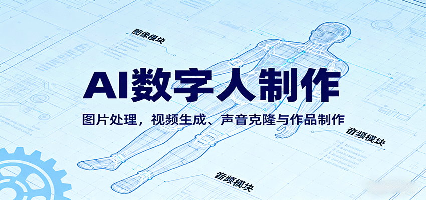 AI永生数字人制作教程：图片处理，视频生成、声音克隆与作品制作-吾爱创业网