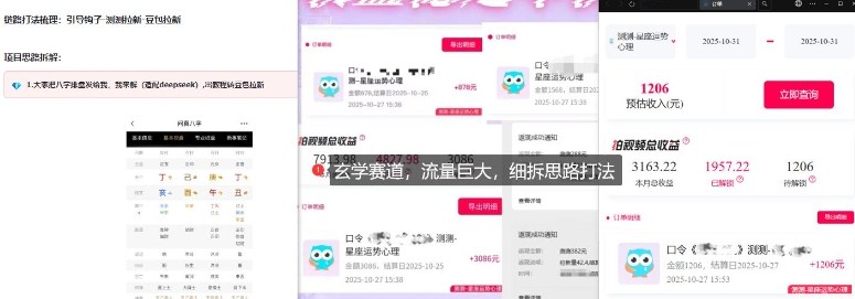 图片[2]-免费占星项目拆解_测测拉新玄学赛道，蓝海开局-吾爱创业网