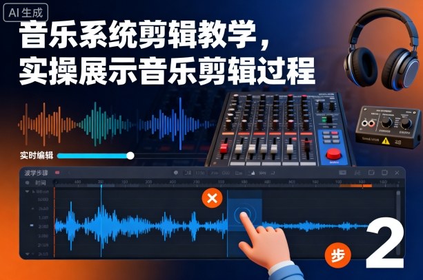 音乐系统剪辑教学,实操展示音乐剪辑过程-吾爱创业网