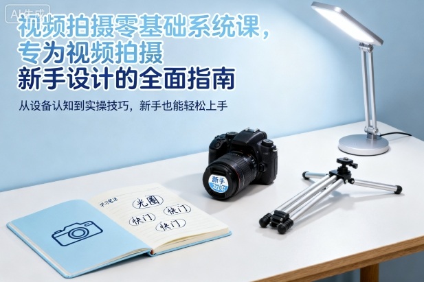 视频拍摄零基础系统课,专为视频拍摄新手设计的全面指南-吾爱创业网