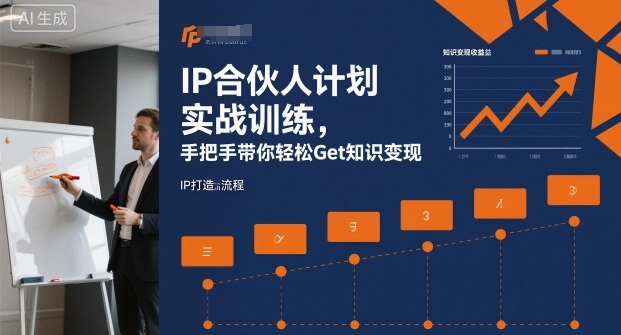 IP合伙人计划实战训练,手把手带你轻松Get知识变现-吾爱创业网