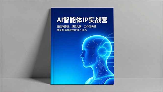 （16689期）AI智能体IP实战营，智能体搭建、爆款文案、工作流构建，30天打造高成交IP月入50万-吾爱创业网