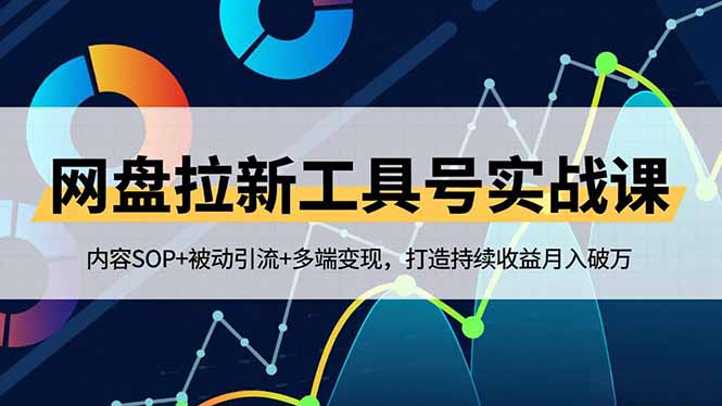 (16687期)网盘拉新工具号实战课,内容SOP+被动引流+多端变现,打造持续收益月入破万-吾爱创业网