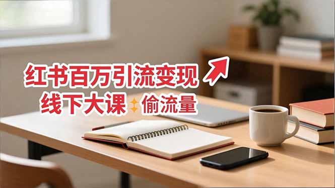 (16661期)小红书百万引流变现-11月线下大课:分享从0到百万引流路径,手把手教偷流量、拿结果-吾爱创业网