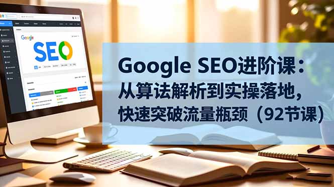 （16576期）Google SEO进阶课：从算法解析到实操落地，快速突破流量瓶颈（92节课）-吾爱创业网