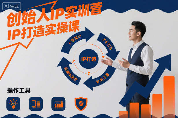 创始人IP实训营,IP打造实操课-吾爱创业网