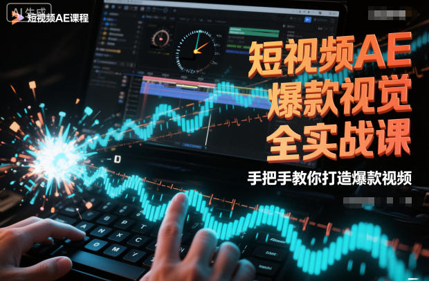 短视频AE爆款视觉全实战课,手把手教你打造爆款视频-吾爱创业网