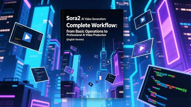 (16758期)Sora2 AI视频生成的系统教程(英文版):从基础操作到专业级AI视频制作的完整工作流-吾爱创业网