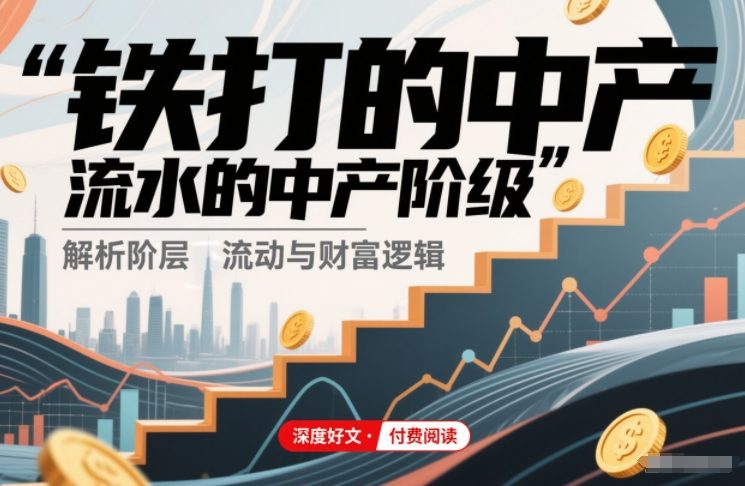 付费文章：铁打的中产，流水的中产阶级-吾爱创业网