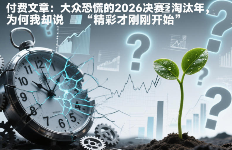 付费文章：大众恐慌的2026决赛淘汰年，为何我却说“精彩才刚刚开始”？-吾爱创业网