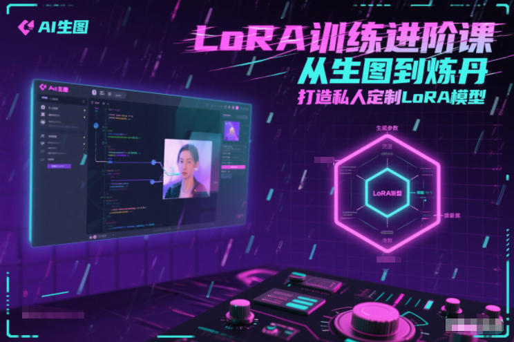 LoRA训练进阶课，从生图到炼丹，打造私人定制LoRA模型-吾爱创业网