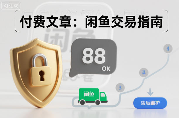 付费文章:闲鱼交易指南,怎么才能降低被坑被马扁的概率-吾爱创业网