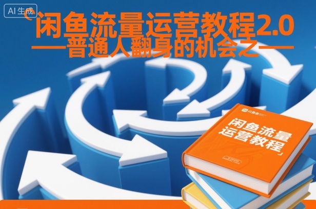 闲鱼流量运营教程2.0——普通人翻身的机会之一-吾爱创业网