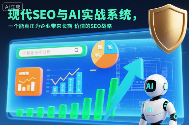 现代SEO与AI实战系统,一个能真正为企业带来长期价值的SEO战略(英语+中文字幕)-吾爱创业网