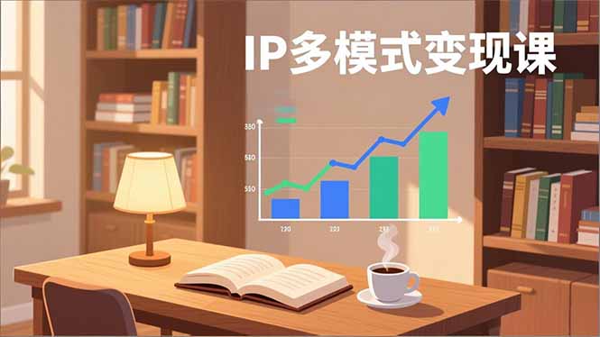 （17014期）IP多模式变现课，广告分成、种草激励、Live图带货，开拓多元收入，副业稳定月入过万-吾爱创业网