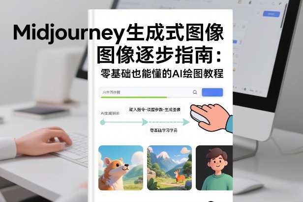 Midjourney生成式图像逐步指南：零基础也能懂的AI绘图教程-吾爱创业网