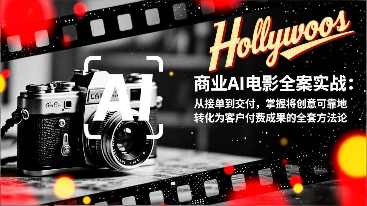 （17092期）商业AI电影全案实战：从接单到交付，掌握将创意可靠地转化为客户付费成果的全套方法论-吾爱创业网