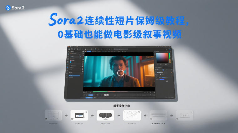 Sora2连续性短片保姆级教程，0基础也能做电影级叙事视频-吾爱创业网