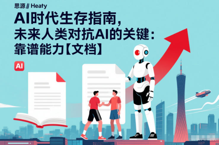 AI时代生存指南，未来人类对抗AI的关键：靠谱能力【文档】-吾爱创业网