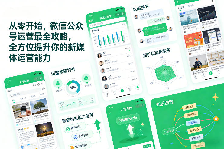 从零开始，微信公众号运营最全攻略，全方位提升你的新媒体运营能力-吾爱创业网
