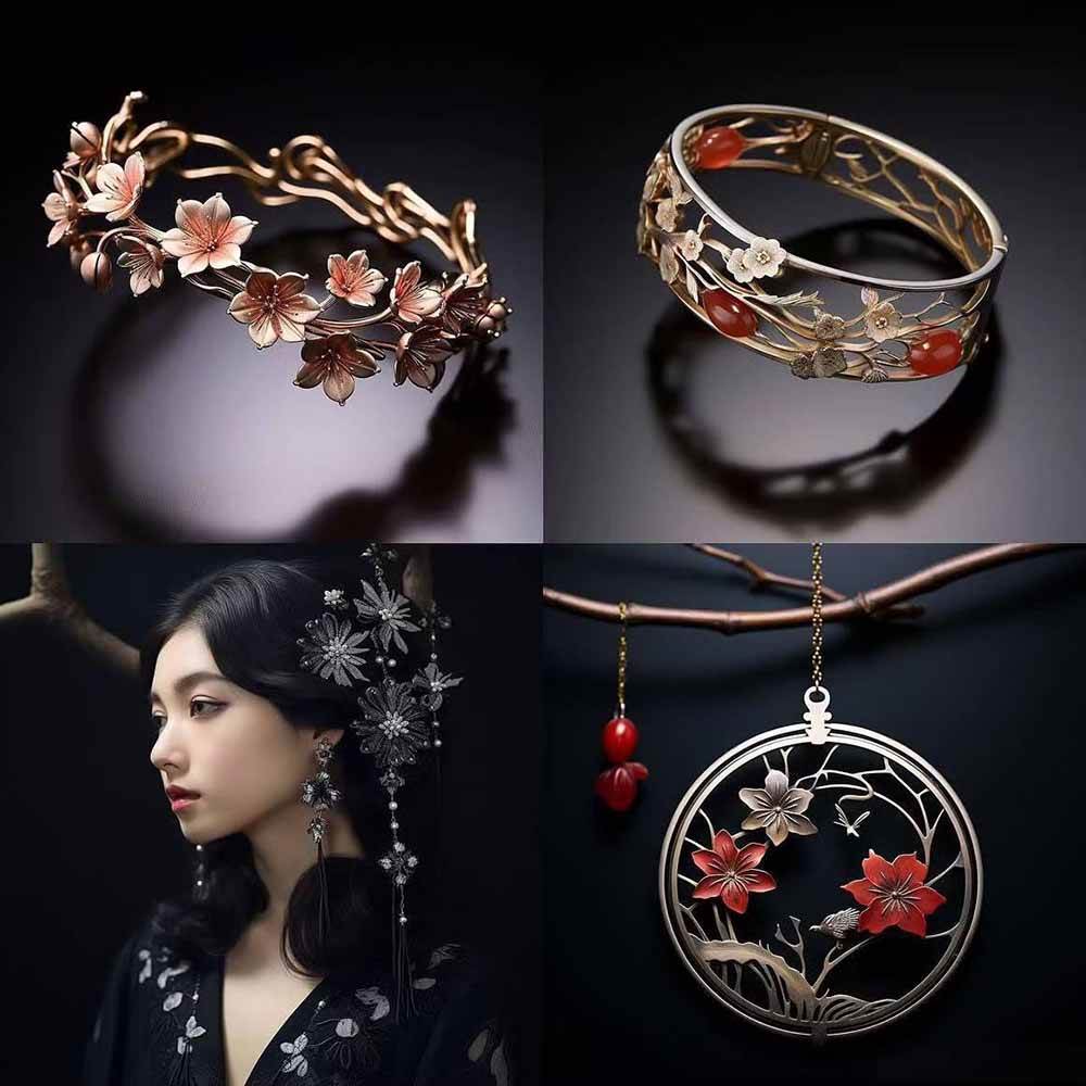 图片[6]-463个Midjourney珠宝摄影提示词：覆盖全品类珠宝，AI设计秒出专业效果-吾爱创业网